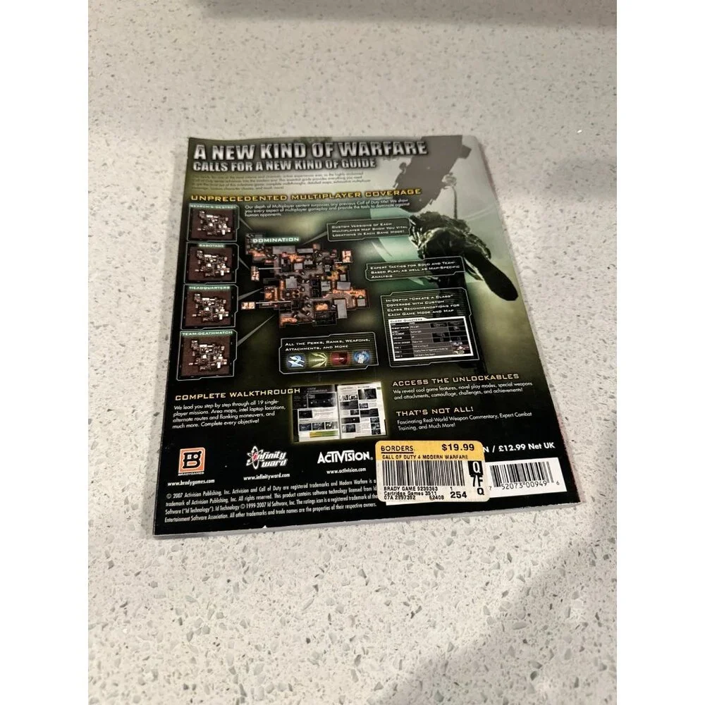 Call of duty 4 modern warfare brady‎ games strategy guide